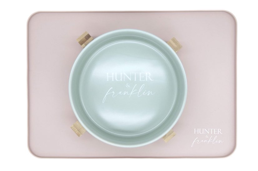 Silicone feeding placemat - Argyle
