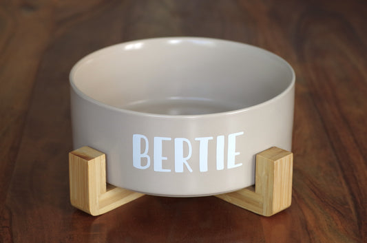Matte ceramic bowl personalised - Argyle